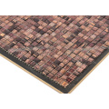 China factory brown Small particles mixed Hot - melt mosaic kitchen floor tile